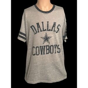 Dallas Cowboys Authentic NFL Football Navy Blue‎ T-shirt Men's XL